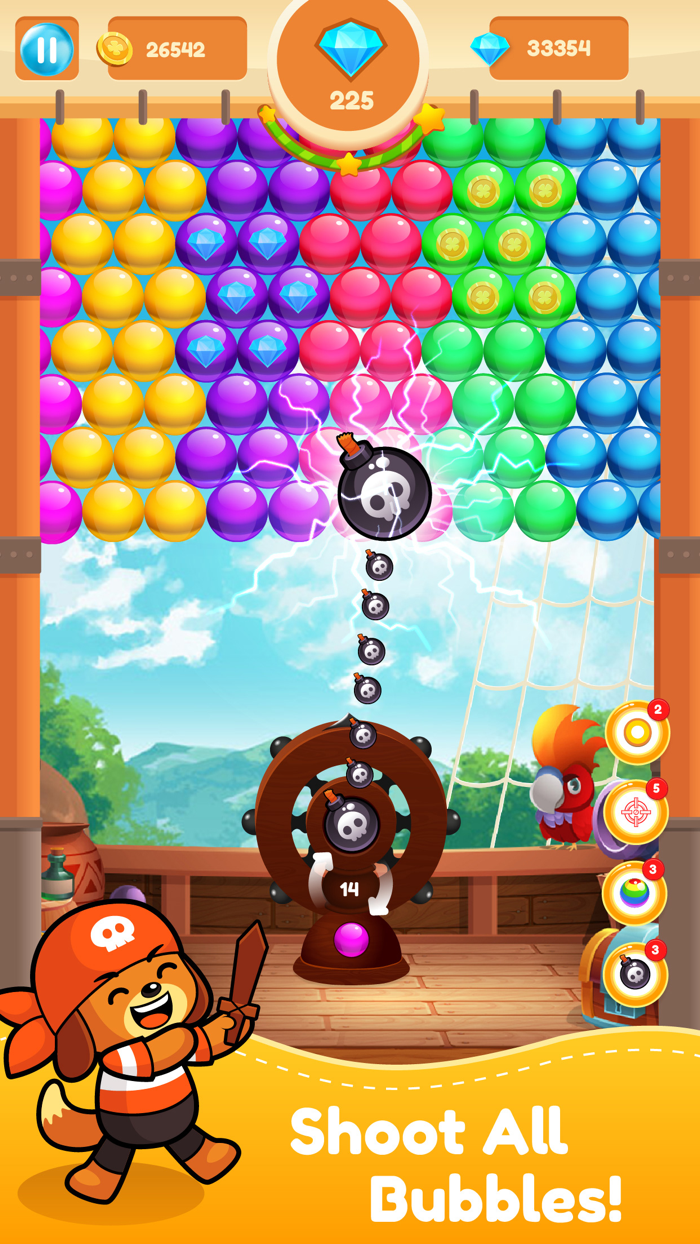 Pirate Diamond SAGABubble POP