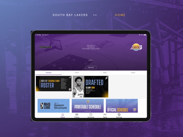 south bay lakers official app on the app store