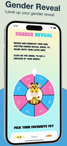 Game screenshot Gender Reveal Wheel apk