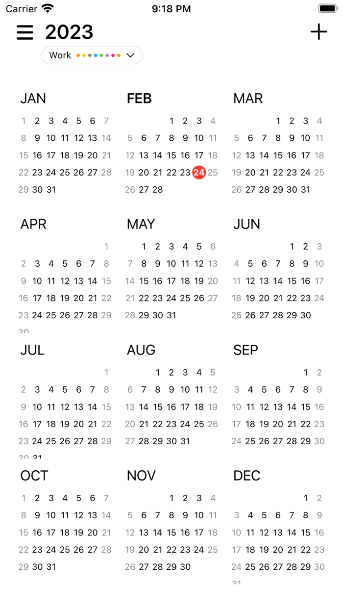 TimeSurf Calendar