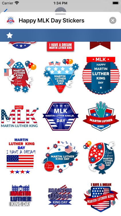 Happy MLK Day Stickers screenshot-7