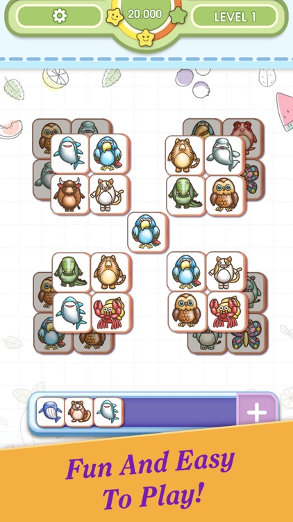 3 Tile : Animal Matching screenshot-3