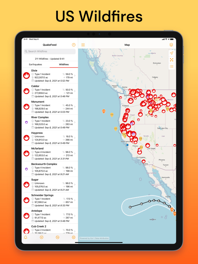 ‎QuakeFeed Earthquake Tracker Screenshot