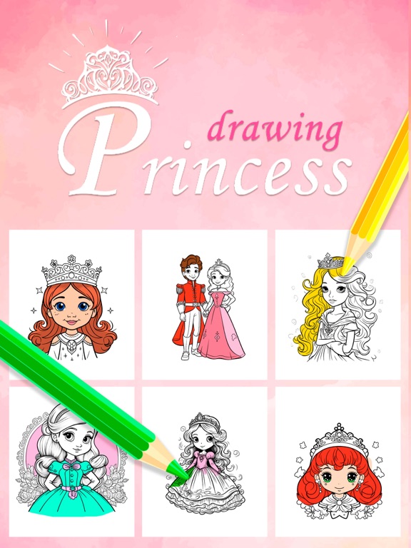 Drawing princess learning game | App Price Drops