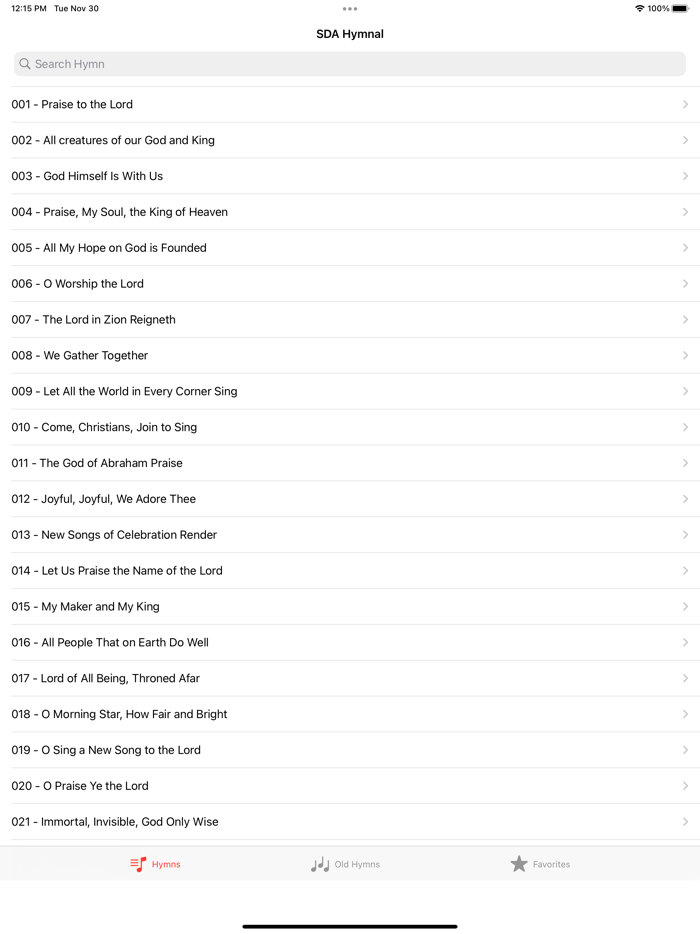 SDA Hymnal - Complete