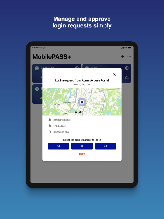 SafeNet MobilePASS+ screenshot 3