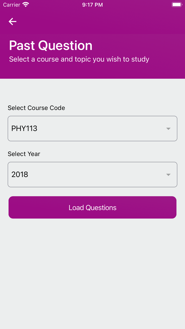 LFX UNIBEN 100L 1st semester