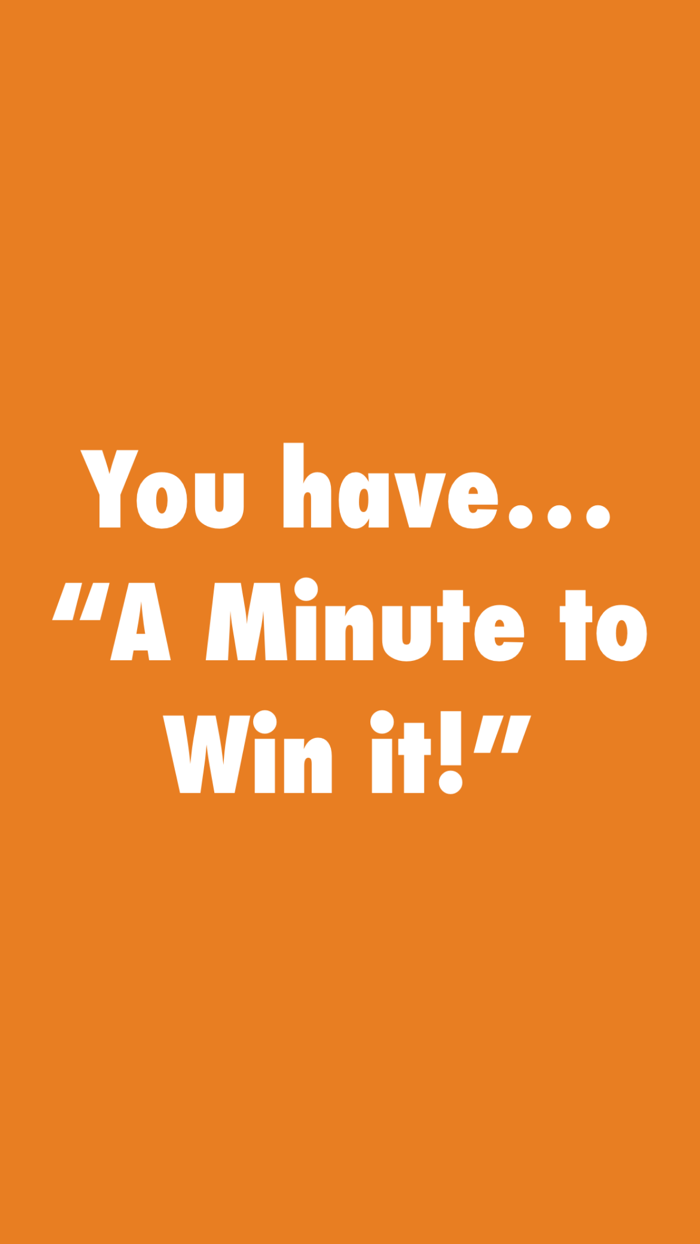 A Minute To Win It