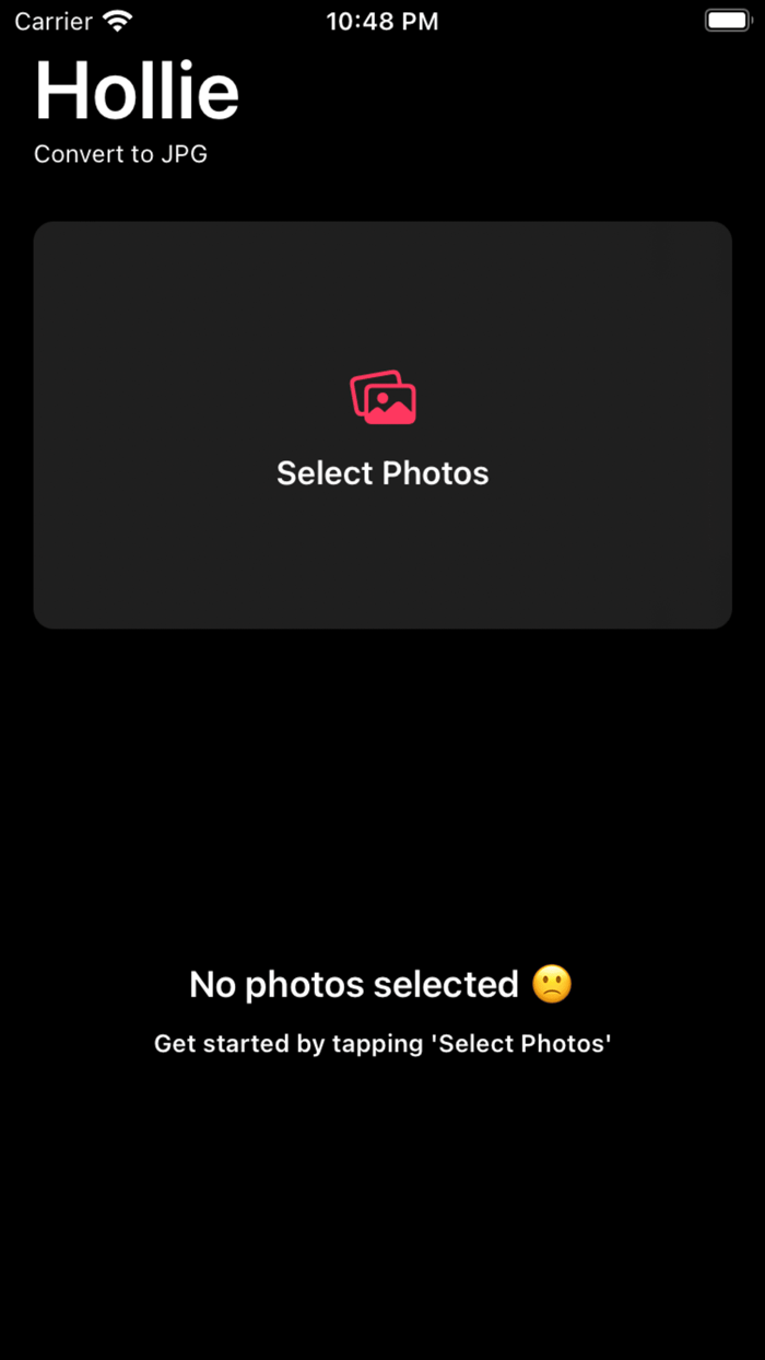 Hollie - Convert Photos To JPG