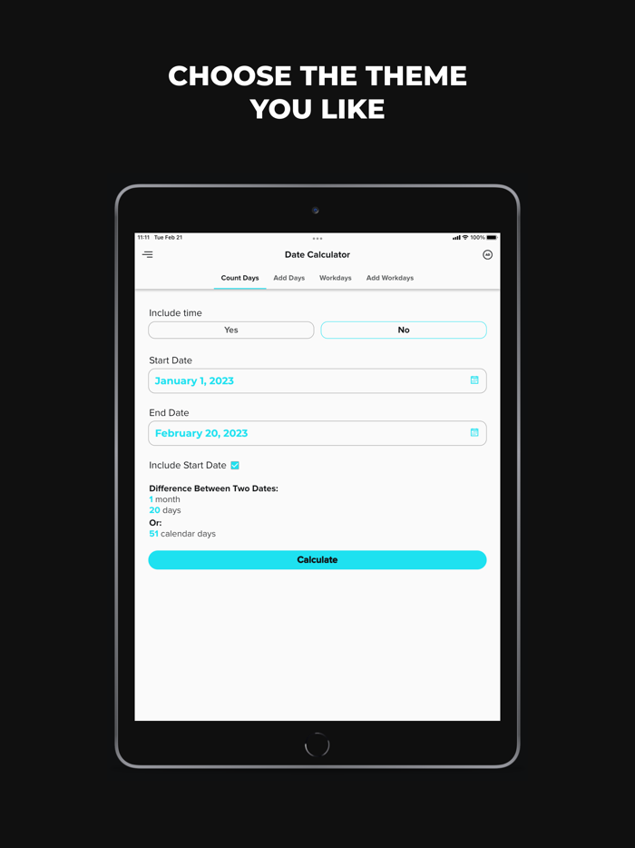 Date  Time Calculator App
