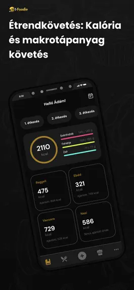 Game screenshot I-Foodie: Étrendtervező App apk