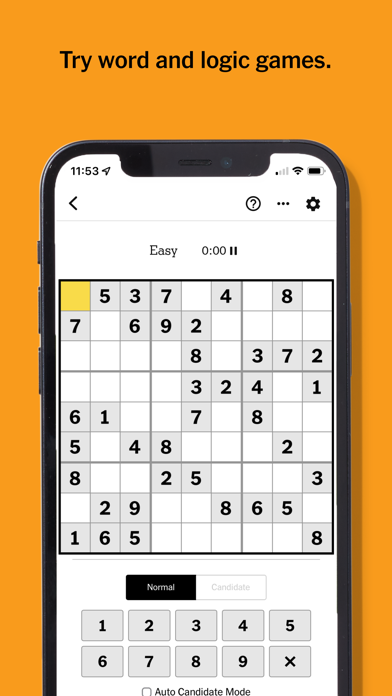NYT Games: Word Games & Sudoku的使用截图[3]