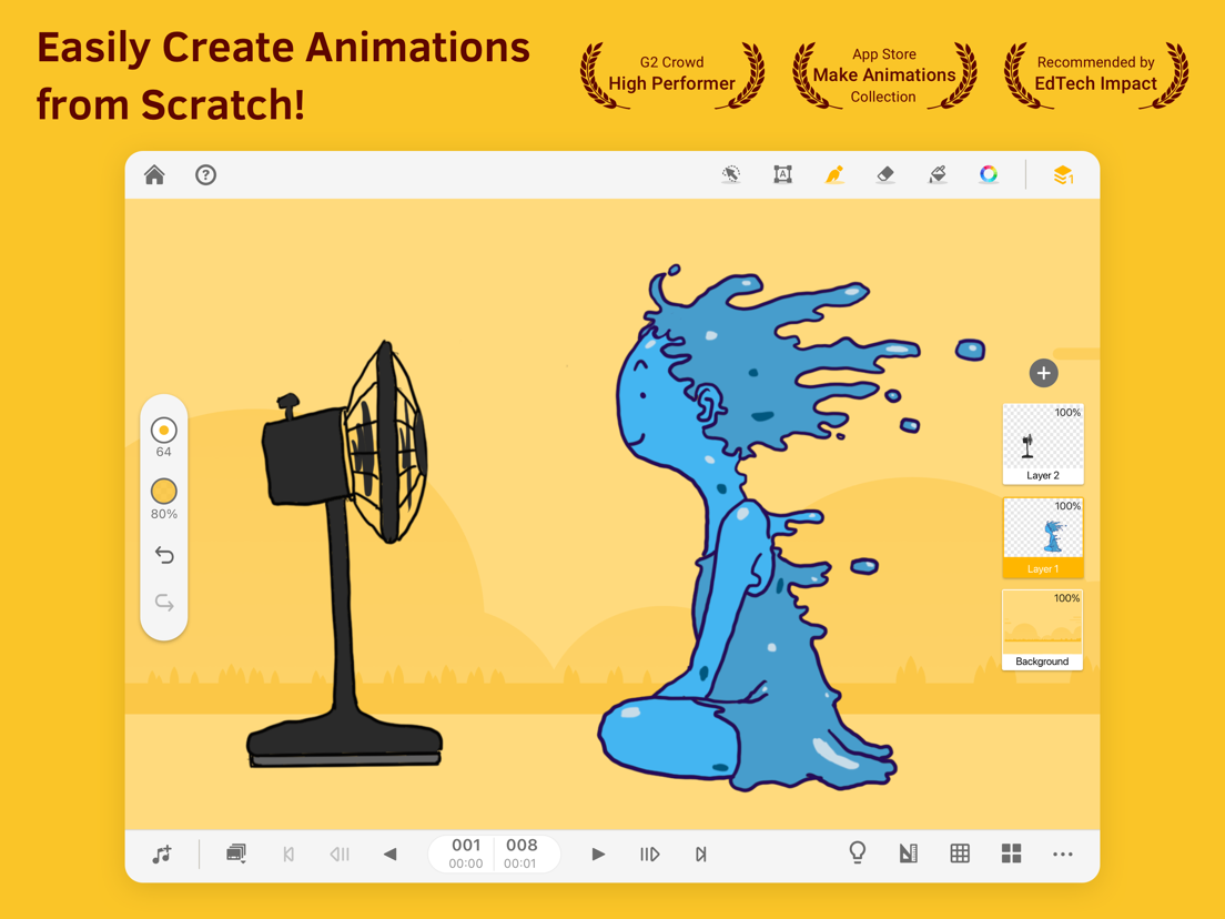 Animation Desk® Draw & Animate App voor iPhone, iPad en iPod touch AppWereld