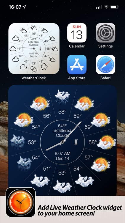 Weather Clock Widget screenshot-0