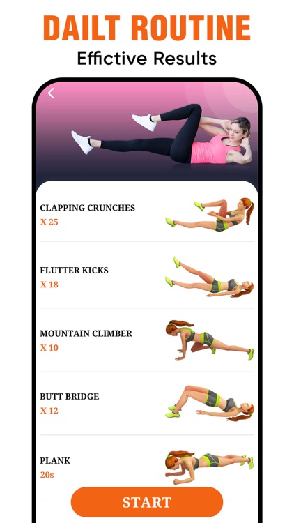 Flat Stomach Workout - 30 Days screenshot-6