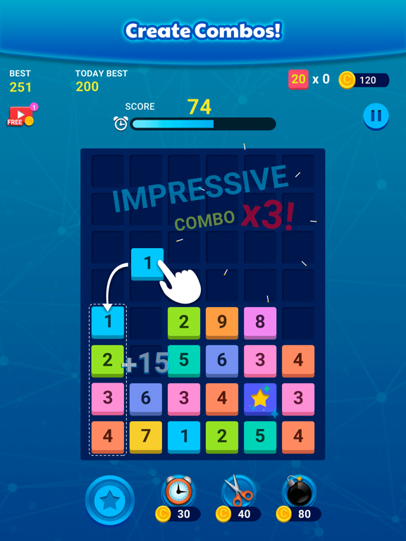 Merge Blocks: Puzzle Game Fun screenshot 3