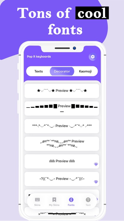 Pop It Fidget Keyboard & Fonts screenshot-3