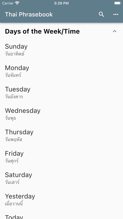 Thai Basic Phrases