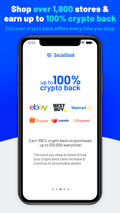 SocialGood App - Crypto Back