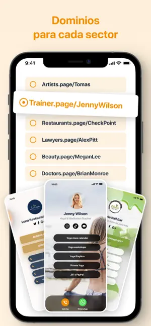 Captura de Pantalla 3 Link: Bio Site & Business Card iphone