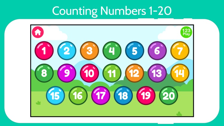 Learn Number Counting 1,2,3,4,5,6,7,8,9,10,11,12,13,14,15,16,17,18