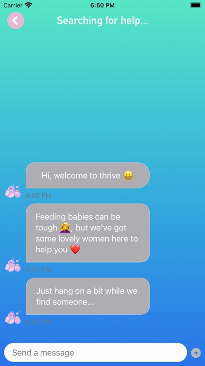 thrive - baby feeding help