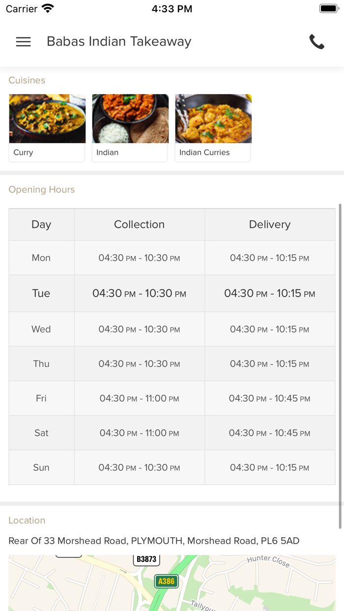 Babas Indian Takeaway