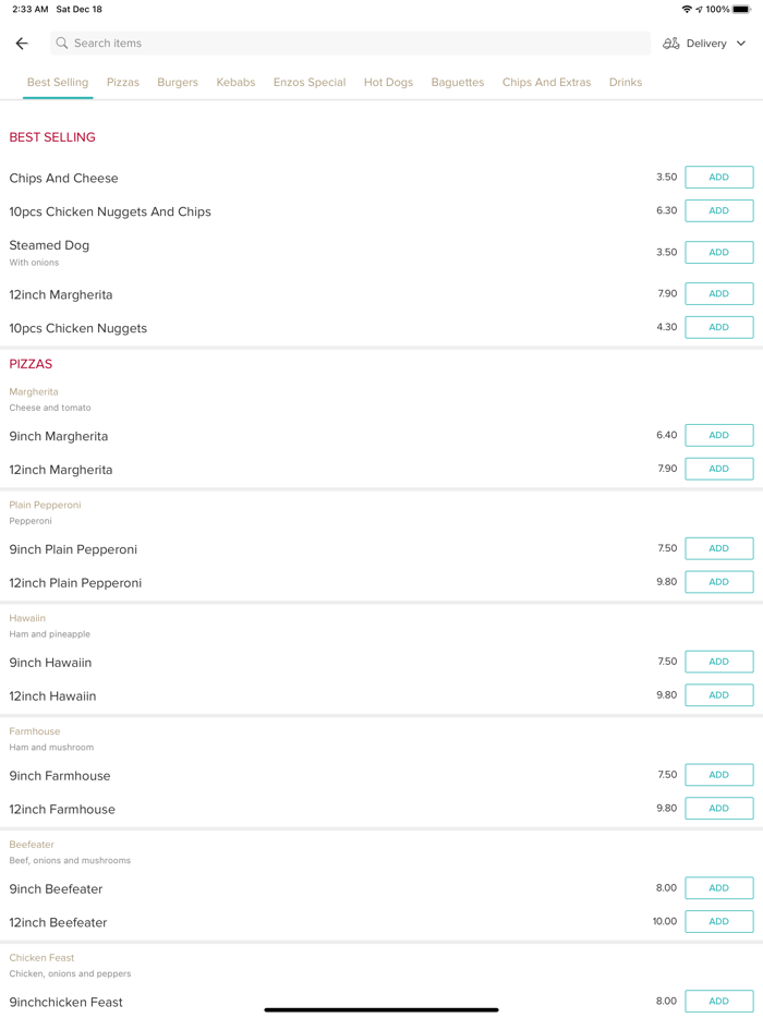 Enzos Takeaway Newtown