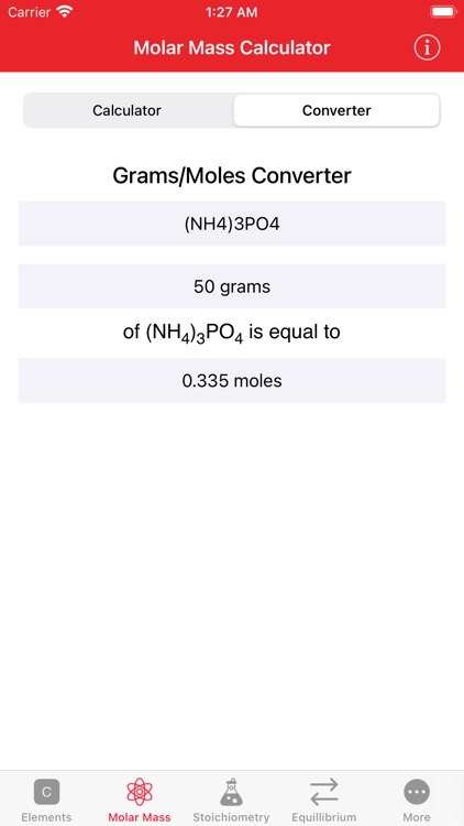 ChemCalc: Chemistry Calculator screenshot-3