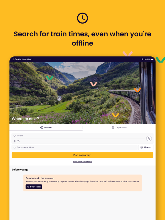 Eurail/Interrail Rail Planner screenshot 2