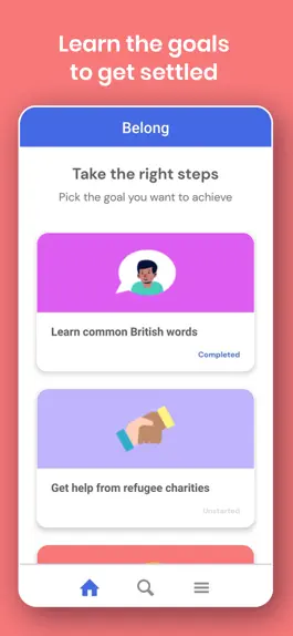 Game screenshot Belong – the UK refugee guide apk