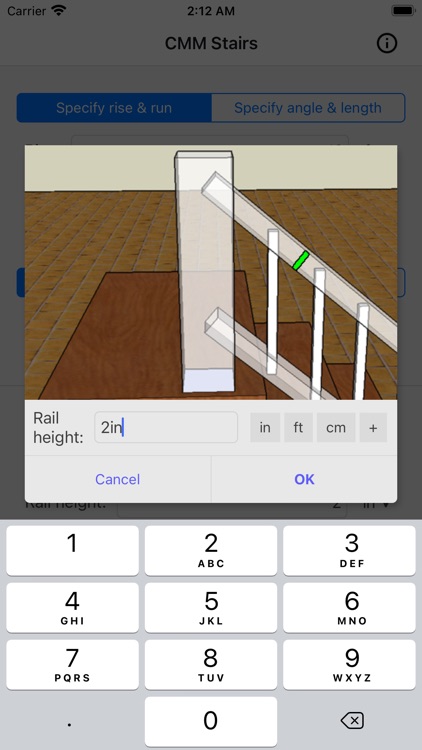 CMM Stair Rail Calculator screenshot-3