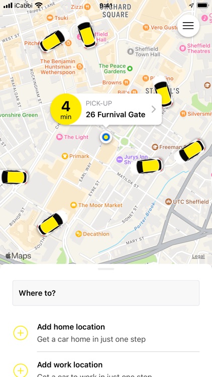 Network Taxis Sheffield.