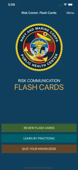 Game screenshot Risk Communication Flash Cards mod apk