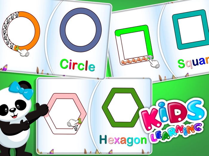 Kids Learning ABC-123-Shapes