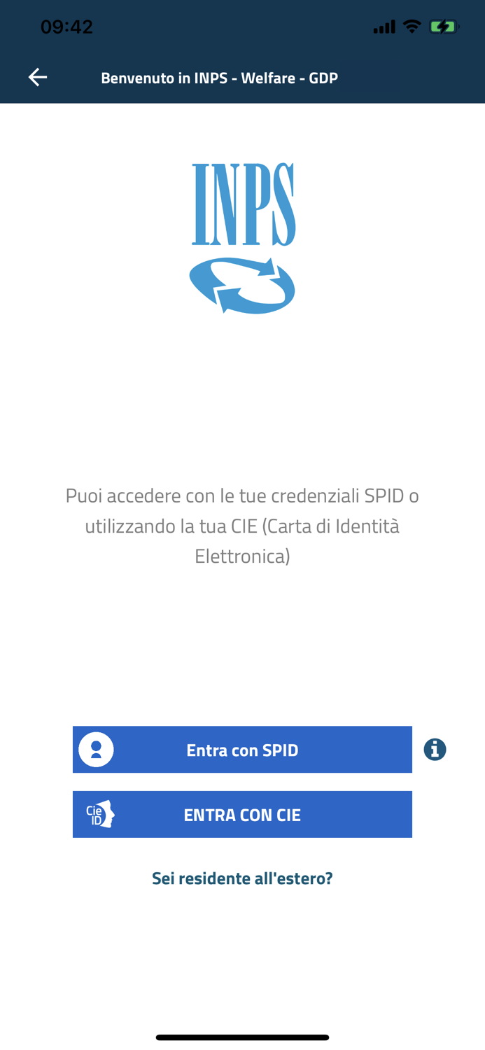 INPS - Welfare - GDP