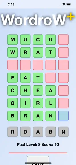 Game screenshot WordroW+ apk