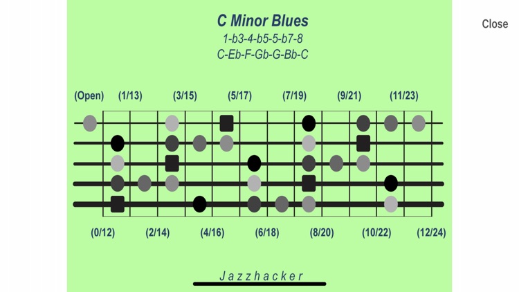 Jazzhacker Scales for 5x Bass screenshot-5