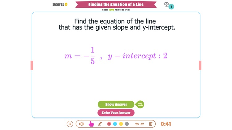 Finding the Equation of a Line screenshot-4