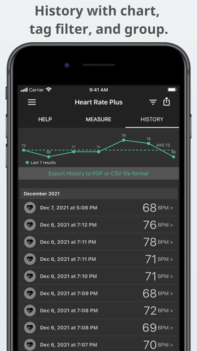 Heart Rate Plus Monitor PRO screenshot 4