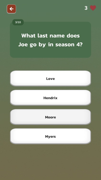 Joe’s Obsession - Trivia Game