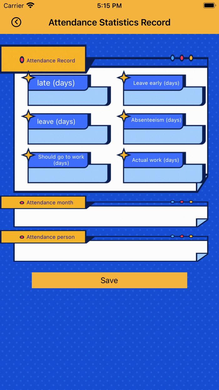 Attendance Record Management