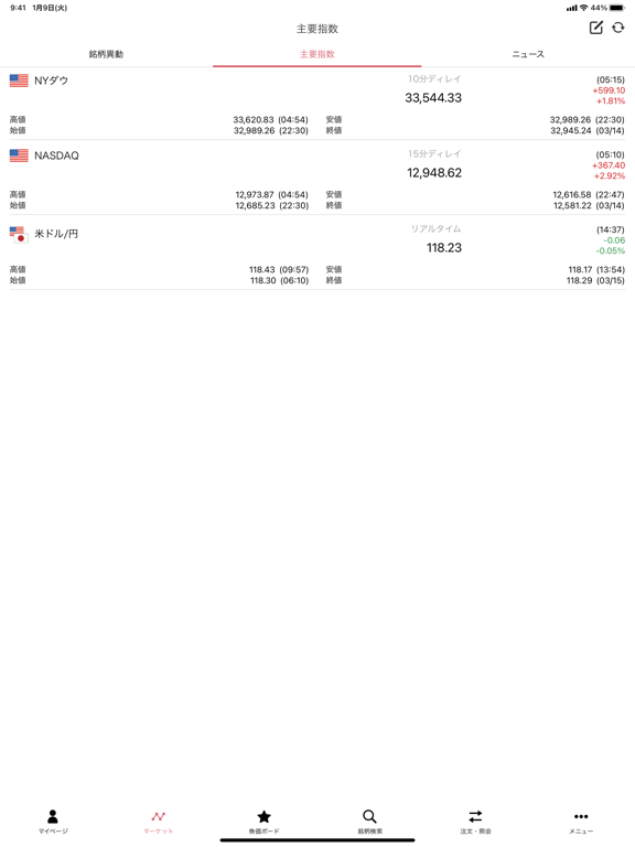 松井証券 米国株アプリのおすすめ画像3