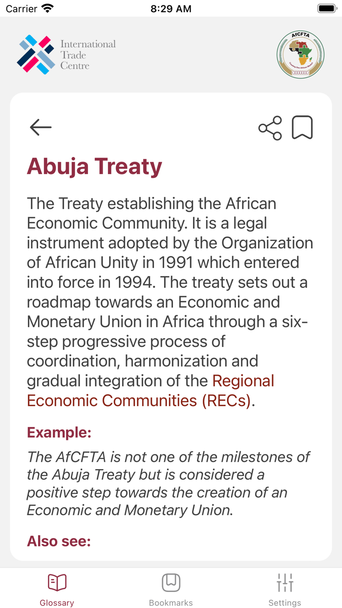 African CFTA Glossary