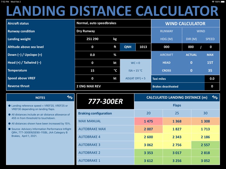 Landing distance calculator screenshot-6