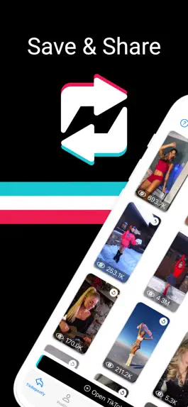 Game screenshot TikRepost - save tiktok videos mod apk