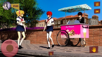 Anime High School Sakura Girl Screenshot on iOS