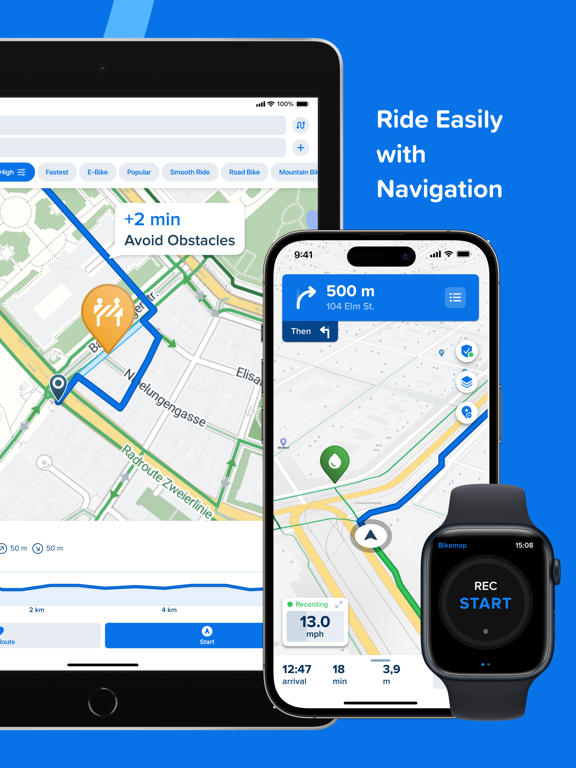 Bikemap: Bicycle Route & GPS screenshot 2
