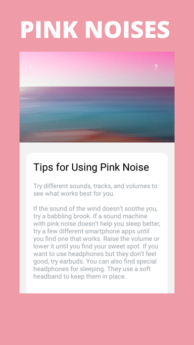 Pink Noises App screenshot 4