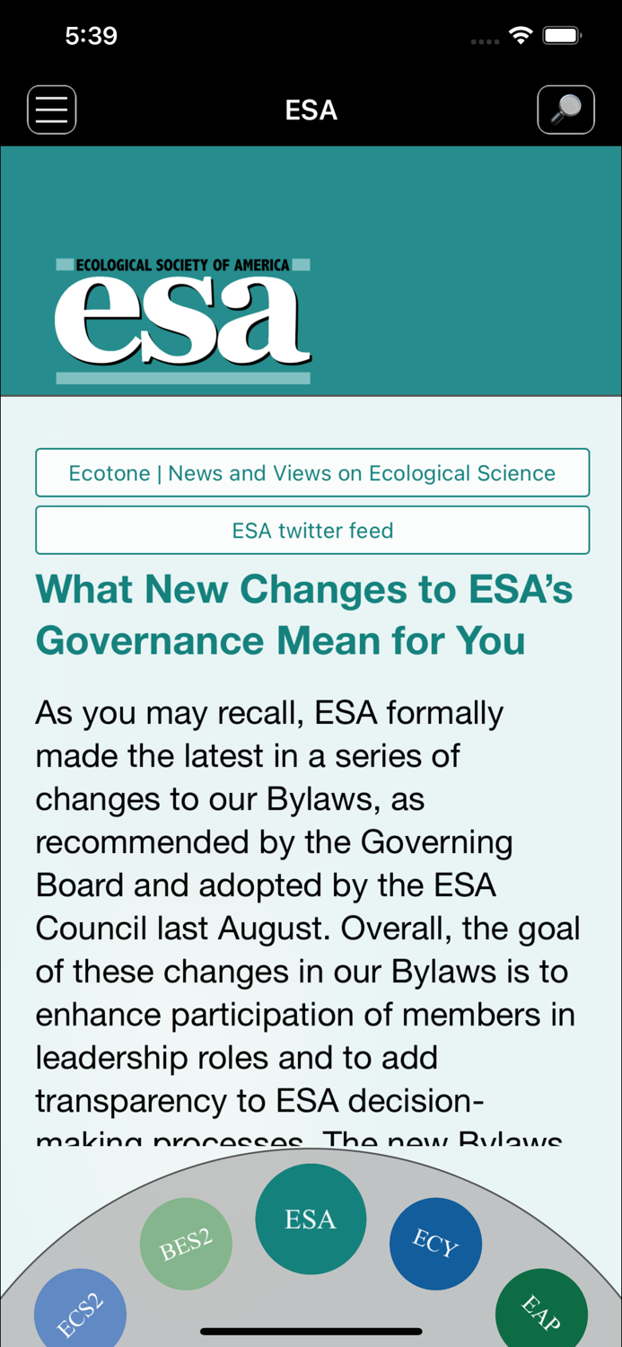 Ecological Society of America